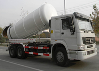 Κενό φορτηγό λυμάτων υψηλής αποδοτικότητας 17CBM LHD 336HP για τα αστικά φρεάτια βροχής