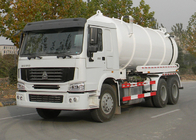 Κενό φορτηγό λυμάτων οχημάτων υγιεινής 18CBM LHD 6X4