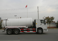 κενό φορτηγό υπονόμων 19CBM LHD 336HP 6×4 για τη χημική αναρρόφηση ιζημάτων δεξαμενών λυμάτων πετρελαίου