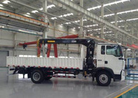 Βαρέων καθηκόντων τοποθετημένος φορτηγό γερανός 5 τόνοι SINOTRUK για την υγιεινή τοπίων