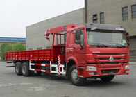 Τοποθετημένο ύψος ανύψωσης γερανών 6X4 290HP 14.5m βραχιόνων σύμπτυξης υψηλής επίδοσης φορτηγό
