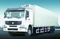SINOTRUK 25 κατεψυγμένων τόνοι φορτηγών τροφίμων LHD 6X4, φορτηγό κιβωτίων ψυγείων