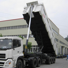 Υδραυλικό Tipper ημι φορτηγό ρυμουλκών 80 τόνοι 25-45CBM για τη μεταφορά φορτίου