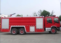 6X4 πυροσβεστικό όχημα διάσωσης αντλιοφόρων οχημάτων αφρού νερού LHD