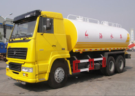 Άσπρο κόκκινο εσωτερικό φορτηγό νερού φορτηγών δεξαμενών νερού εξωραϊσμού 6x6