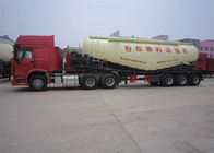3 μαζικό φορτηγό ρυμουλκών δεξαμενών τσιμέντου αξόνων SINOTRUK με τη μηχανή 55-65CBM Weichai
