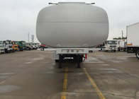 60 CBM φορτηγό 3 δεξαμενών πετρελαίου ημι επίπεδης βάσης ρυμουλκά αξόνων για τη μεταφορά πετρελαίου καύσεως
