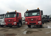 Φορτηγό απορρίψεων Sinotruk Howo εξορυκτικής βιομηχανίας 336HP 6X4 RHD 30 τόνος άσπρο/κόκκινο/πράσινο