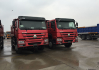 Φορτηγό απορρίψεων Sinotruk Howo εξορυκτικής βιομηχανίας 336HP 6X4 RHD 30 τόνος άσπρο/κόκκινο/πράσινο