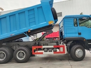 Μπλε LHD 6×4 10 Tipper ροδών HOWO υψηλή ιπποδύναμη 371HP φορτηγών απορρίψεων