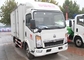 Light Duty Commercial Trucks / Delivery 17 Foot Box Truck With Low Fuel Consumption