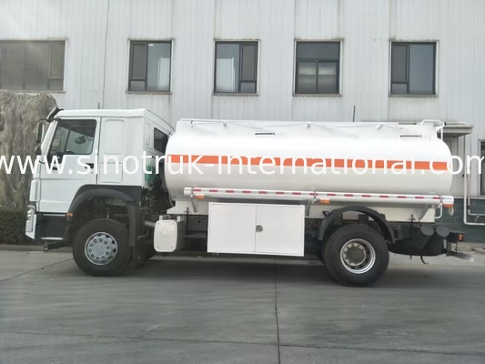 SINOTRUK Howo Semi Truck Τανκ καυσίμου 4x2 Lhd Euro2 290hp Λευκό