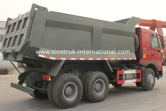 Tipper φορτηγό απορρίψεων SINOTRUK HOWO A7 371HP για τη μεταλλεία ZZ3257N3847N1