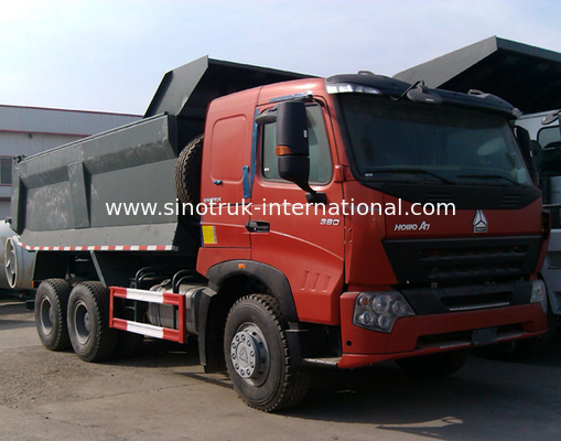 Tipper φορτηγό απορρίψεων SINOTRUK HOWO A7 371HP για τη μεταλλεία ZZ3257N3847N1