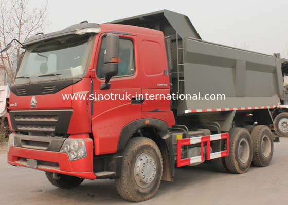 Tipper φορτηγό απορρίψεων SINOTRUK HOWO A7 371HP για τη μεταλλεία ZZ3257N3847N1