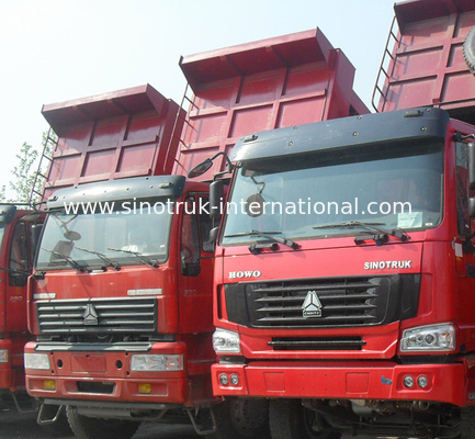 Tipper ρόδες φορτηγών απορρίψεων SINOTRUK HOWO 10 που φορτώνουν την ικανότητα 25-40tons 10-25CBM