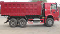 Tipper SINOTRUK HOWO φορτηγό απορρίψεων 10 φορτίο 25-40tons ZZ3257N3647A ανά τροχό 10-25CBM