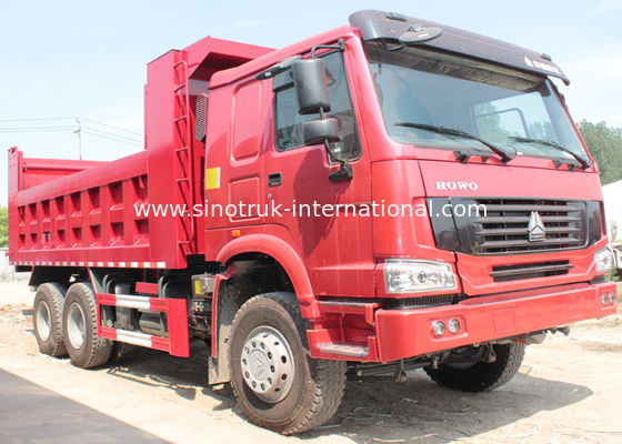Tipper SINOTRUK HOWO φορτηγό απορρίψεων 10 φορτίο 25-40tons ZZ3257N3647A ανά τροχό 10-25CBM