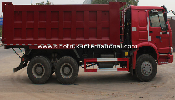 Tipper SINOTRUK HOWO φορτηγό απορρίψεων 10 φορτίο 25-40tons ZZ3257N3647A ανά τροχό 10-25CBM