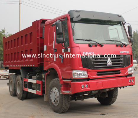 Tipper SINOTRUK HOWO φορτηγό απορρίψεων 10 φορτίο 25-40tons ZZ3257N3647A ανά τροχό 10-25CBM