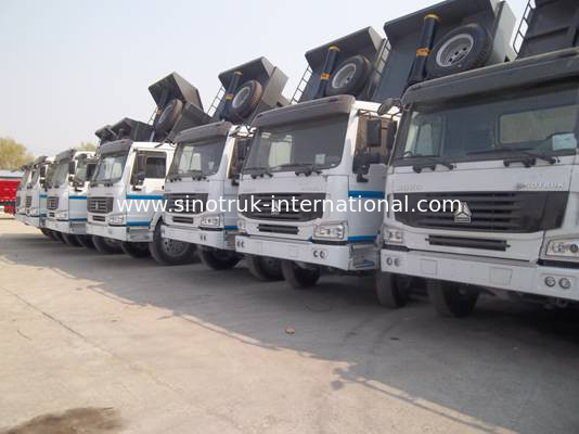 Tipper φορτηγό απορρίψεων SINOTRUK HOWO 25tons 371HP 10wheels RHD 10-25CBM ZZ3257N3647A