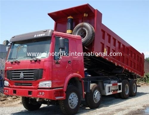Tipper SINOTRUK HOWO φορτηγό απορρίψεων 371HP 8X4 LHD 31tons 20-30CBM ZZ3317N3867W