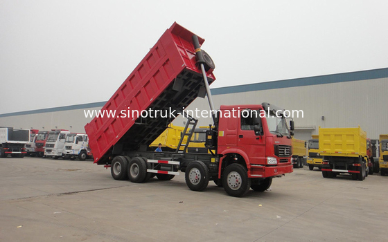 Tipper SINOTRUK HOWO φορτηγό απορρίψεων 371HP 8X4 LHD 31tons 20-30CBM ZZ3317N3567W