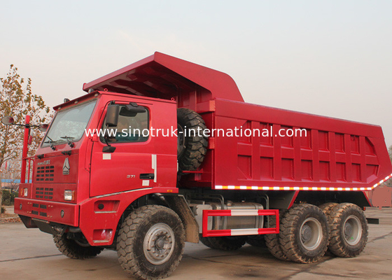 Tipper φορτηγό απορρίψεων SINOTRUK HOWO 70 να εξαγάγει LHD 371HP 70tons ZZ5707S3640AJ