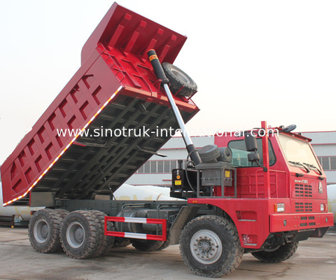 Tipper φορτηγό απορρίψεων SINOTRUK HOWO 70 να εξαγάγει LHD 371HP 70tons ZZ5707S3640AJ