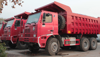 Υψηλά φορτηγά απορρίψεων ανθρακωρυχείου χωρητικότητας φορτίων SINOTRUK 70 τόνοι με SGS