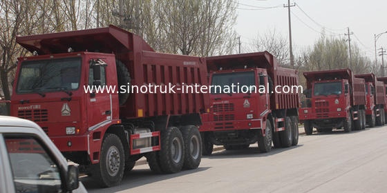Επαγγελματικό Tipper μηχανών 371HP φορτηγό απορρίψεων, ασφάλεια 10 φορτηγό απορρίψεων ροδών