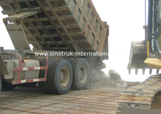 Tipper μηχανών D12.42 420HP φορτηγό απορρίψεων, φορτηγό απορρίψεων δέκα πολυασχόλων 6X4
