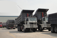 Υψηλό φορτηγό απορρίψεων ροδών σώματος LHD φορτίου ακαμψίας 6X4 10 με 70 τόνους ικανότητας