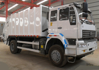 10CBM συμπιεσμένο φορτηγό συλλογής απορριμάτων, όχημα συλλογής απορριμάτων LHD 4X2