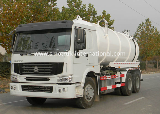 6X4 κενό φορτηγό βυτιοφόρων Euro2 290HPRoad/φορτηγό βυτιοφόρων αντλιών λυμάτων/βυτιοφόρων αναρρόφησης λυμάτων