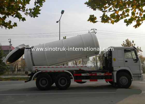6X4 κενό φορτηγό βυτιοφόρων Euro2 290HPRoad/φορτηγό βυτιοφόρων αντλιών λυμάτων/βυτιοφόρων αναρρόφησης λυμάτων