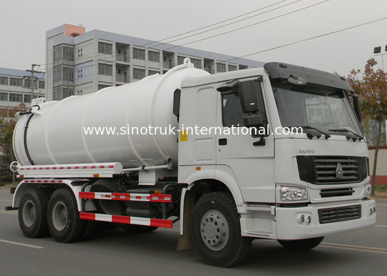 Φορτηγό SINOTRUK HOWO αναρρόφησης λυμάτων για την επιχείρηση 20CBM LHD 336HP υγιεινής