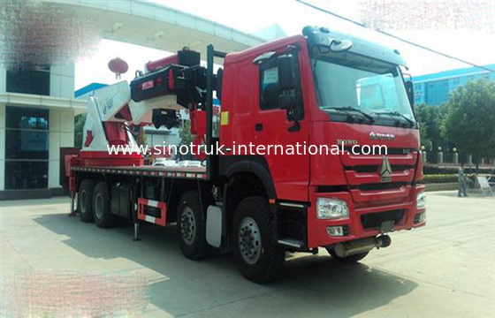 SINOTRUK τοποθετημένοι φορτηγό γερανοί βραχιόνων αρθρώσεων 25 τόνοι