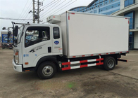 Επαγγελματικό κατεψυγμένο φορτηγό 8 τόνοι 20-25CBM SINOTRUK HOWO LHD Euro3 140HP 4X2