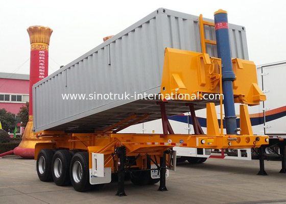 Ημι Tipper ρυμουλκών φορτηγό 3 άξονες 70Tons 25-45CBM για τη μεταλλεία/την κατασκευή