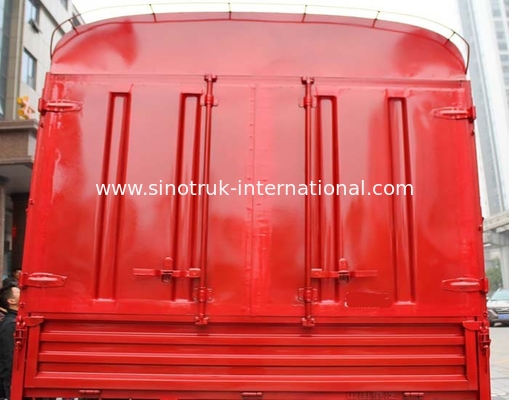 SINOTRUK HOWO 16 τόνοι φορτηγών ελαφριού καθήκοντος LHD 140HP, Box Van Truck ZZ1167G3815C1