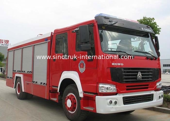 Φορτηγά 12CBM LHD 290HP πυροσβεστικής υπηρεσίας έκτακτης ανάγκης δεξαμενών νερού με τα αντιολισθητικά κιγκλιδώματα