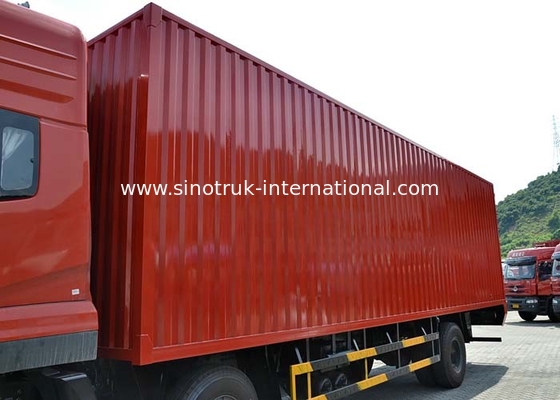 25 τόνοι φορτηγών 6X2 Van Truck Euro2 290HP, μεγάλα εμπορικά φορτηγά φορτίου κιβωτίων
