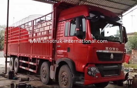 Φορτηγό SINOTRUK HOWO 8X4 LHD Euro2 336HP πασσάλων φορτίου τύπων αποθηκών εμπορευμάτων