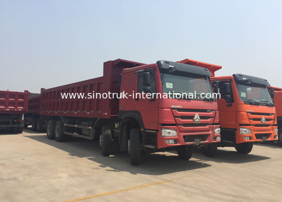 Tipper SINOTRUK HOWO φορτηγό απορρίψεων 371HP 8X4 LHD 31tons 20-30CBM ZZ3317N3567W