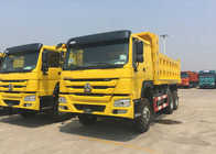 Μεγάλο φορτηγό απορρίψεων Howo ασφάλειας 10 - 25 CBM μέση που ανυψώνει το υδραυλικό σύστημα ελέγχου