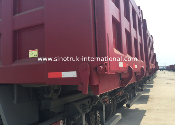 Tipper SINOTRUK HOWO φορτηγό απορρίψεων 10 - 25CBM με το ΜΊΝΙ φορέα καθισμάτων αναστολής αέρα