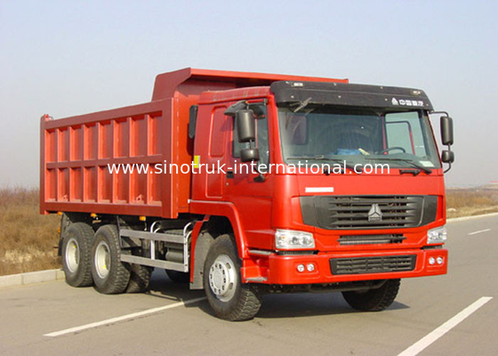Tipper SINOTRUK HOWO φορτηγό απορρίψεων 10 - 25CBM με το ΜΊΝΙ φορέα καθισμάτων αναστολής αέρα