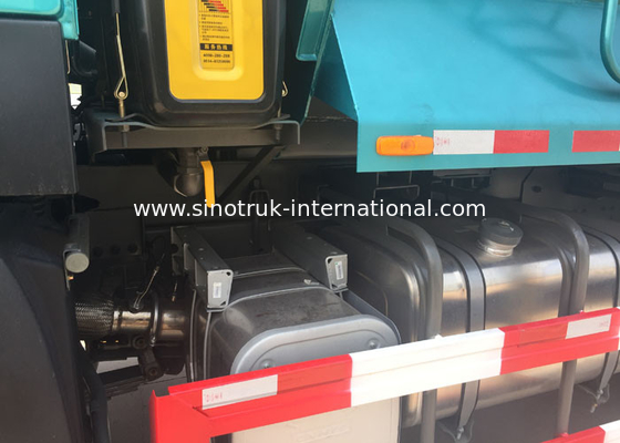 25 6x4 Sinotruk Howo απορρίψεων φορτηγών WD615.47 371HP διευθετήσιμων τόνοι τιμονιών