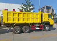 Lhd Yellow Sinotruk Howo 6x4 Dump Truck 371hp Heavy Duty